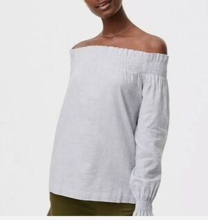 Loft off the shoulder blouse